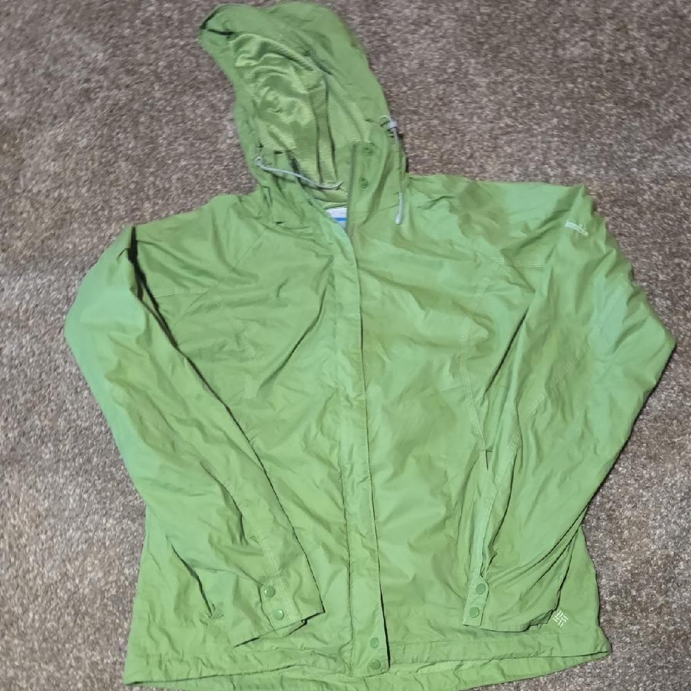 Columbia Light Green Outdoor Jacket